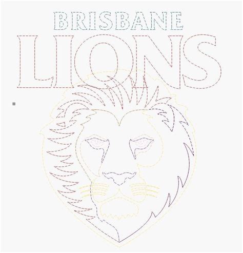brisbane lions colouring in