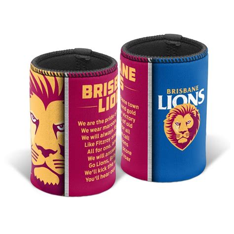 brisbane lions stubby cooler