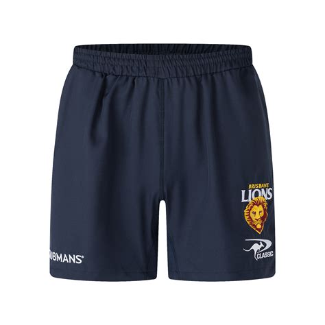 brisbane lions training shorts