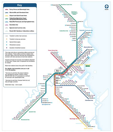 brisbane rail network map