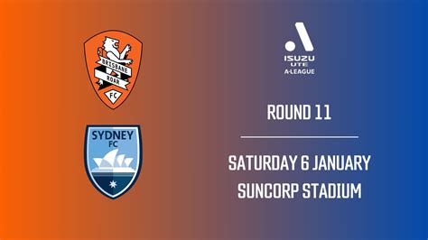 brisbane roar vs sydney fc tickets