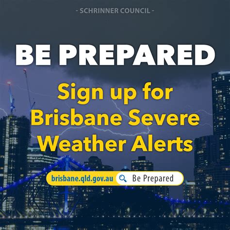 brisbane severe weather alert service