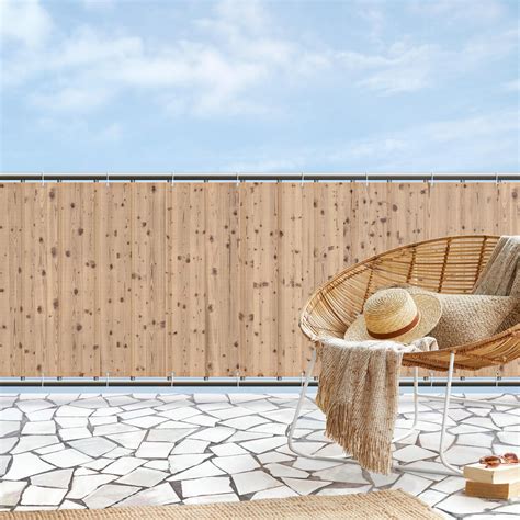 Brise vue déco personnalisé jardins, terrasses et balcons Bambous réf