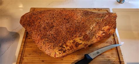 Brisket Bark After Wrap