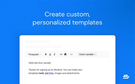 briskine email templates for gmail