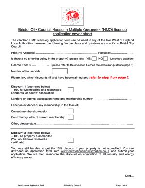 bristol city council hmo register