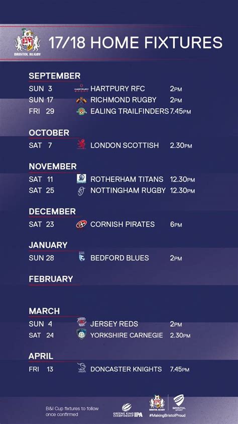 bristol city rugby fixtures