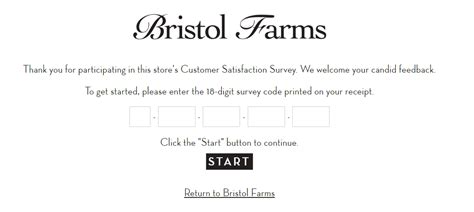 bristol farms survey