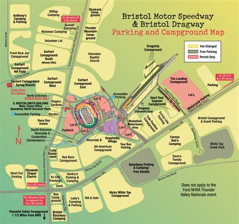 bristol motor speedway location map