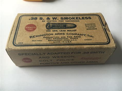 British 38 S W Ammo Box For Sale