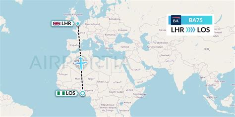 british airways flight from lagos to london