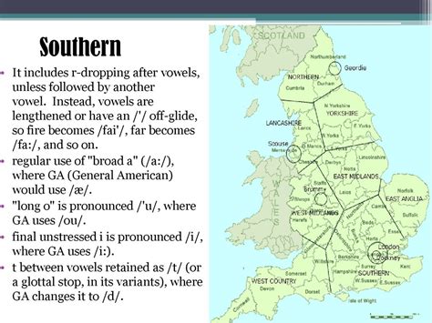 british and southern accent