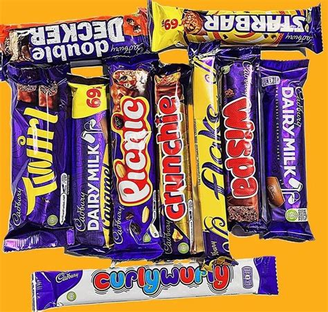 british chocolate bars