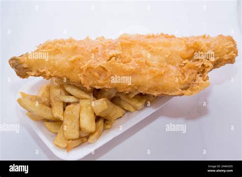 British Fish And Chips Cod Or Haddock