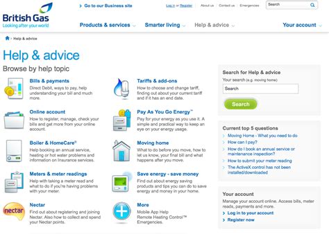 British Gas Help