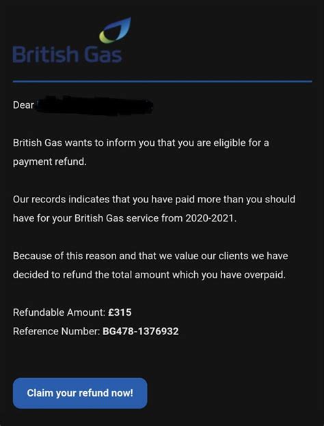 british gas inform of death