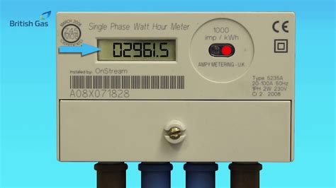 british gas read electric meter