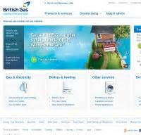 british gas website status