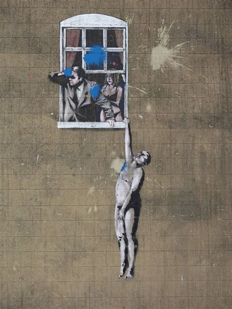 british graffiti artist banksy