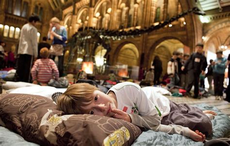 british museum sleepover