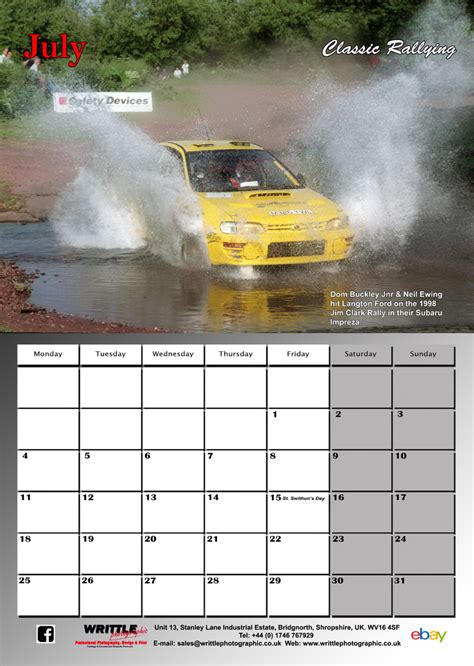 british rally calendar 2022