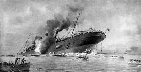 british ship sunk by germans