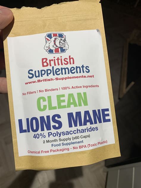british supplements lions mane