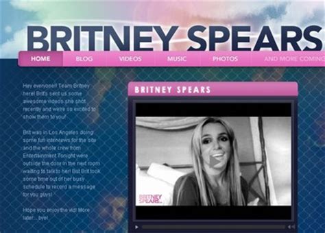 britney spears pictures website