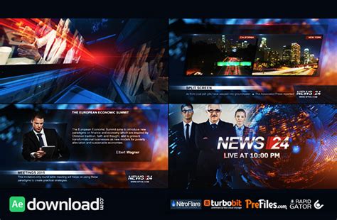 Free News Broadcast Template After Effects