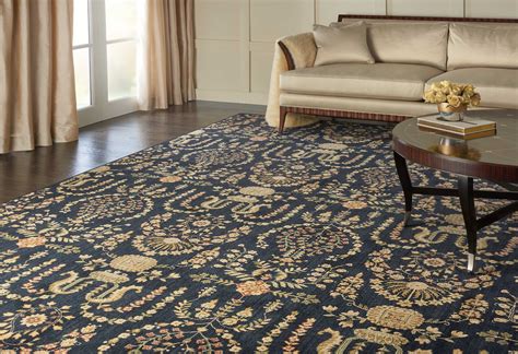 broadloom carpet with traditional pattern