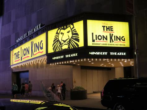 broadway discount king lion theater