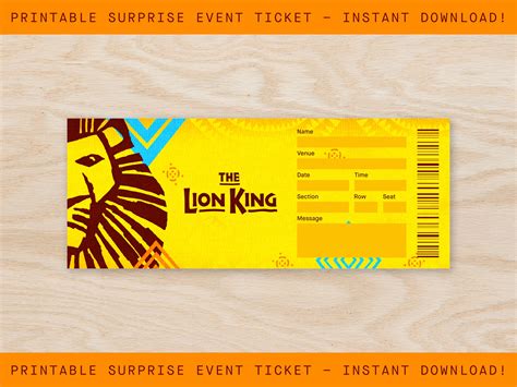 broadway discount king lion ticket code