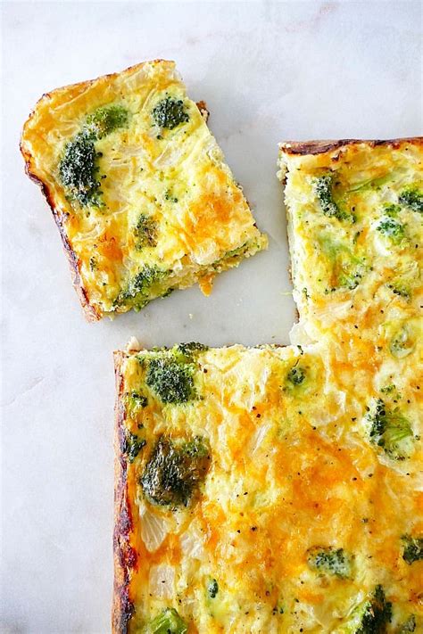 Broccoli Egg Cheese Bake