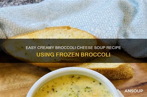 Broccoli Soup Using Frozen Broccoli