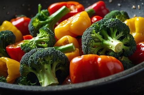 Broccoli With Bell Peppers