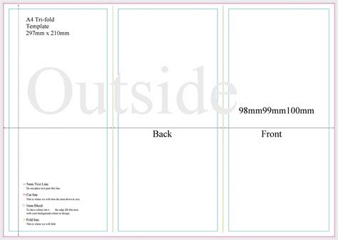 brochure layout google docs