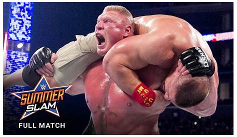FULL MATCH - John Cena vs. Brock Lesnar: SummerSlam 2014 - YouTube