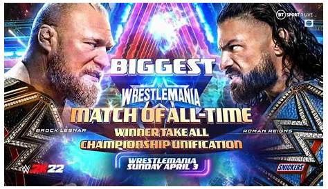 Wrestlemania 38 Main Event To Be Roman Reigns Vs Brock Lesnar, The Rock
