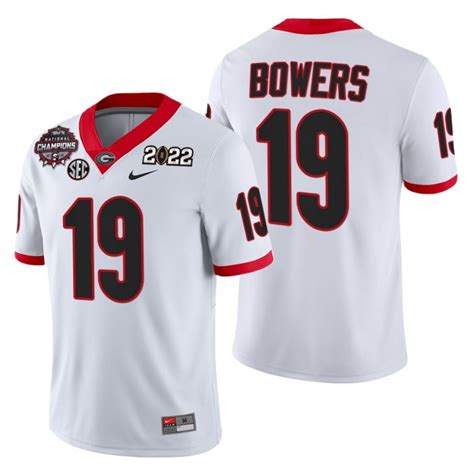 brock bowers white jersey