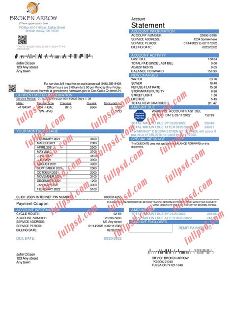 Broken Arrow Utility Office Information