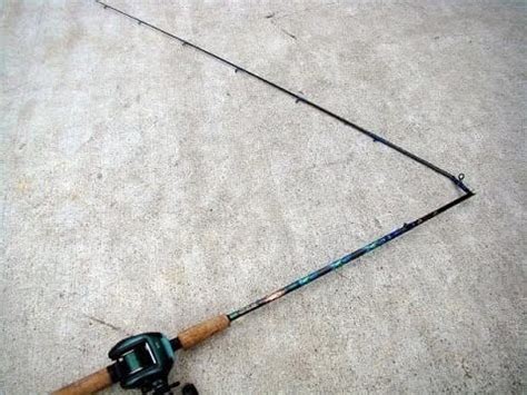 broken fishing rod