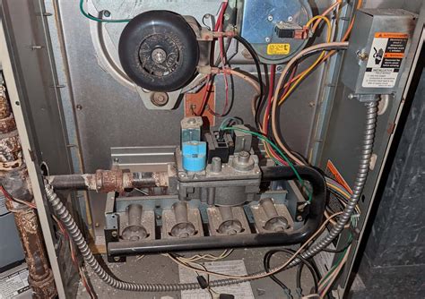 Broken Furnace Components