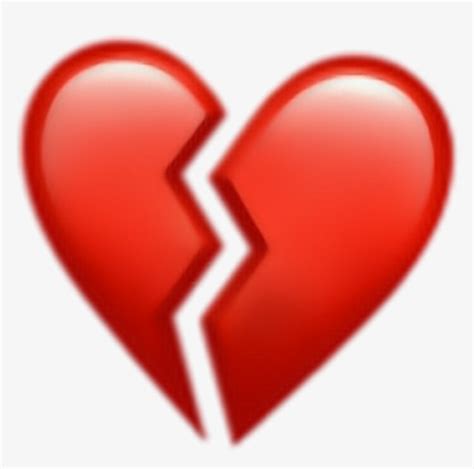 broken heart emoji iphone png