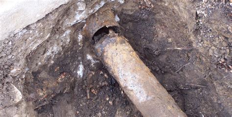 Broken Pipe Under Concrete Floor