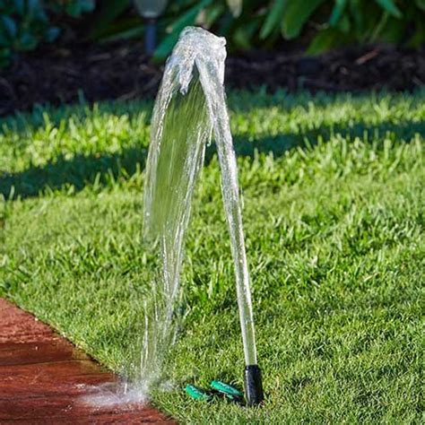 broken sprinkler head