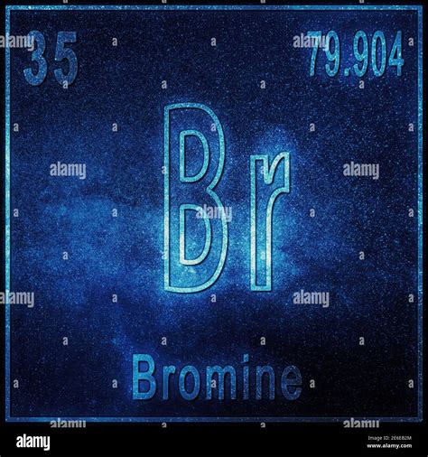 Bromine Element Sign