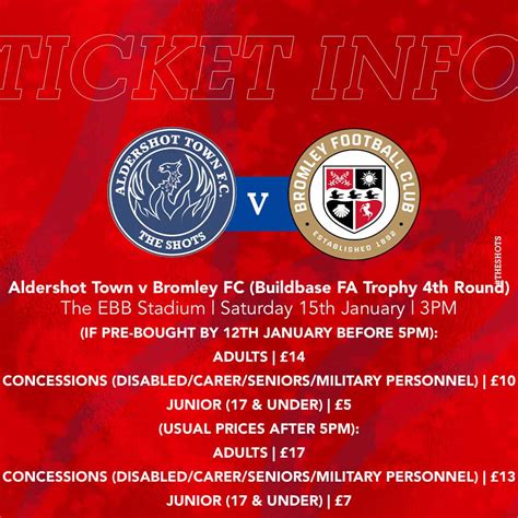 bromley fc fa trophy tickets