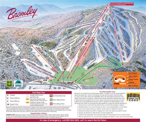 bromley mountain trail map