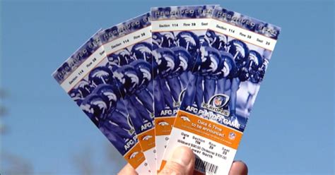 broncos game sunday tickets for sale