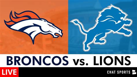 broncos vs lions live stream